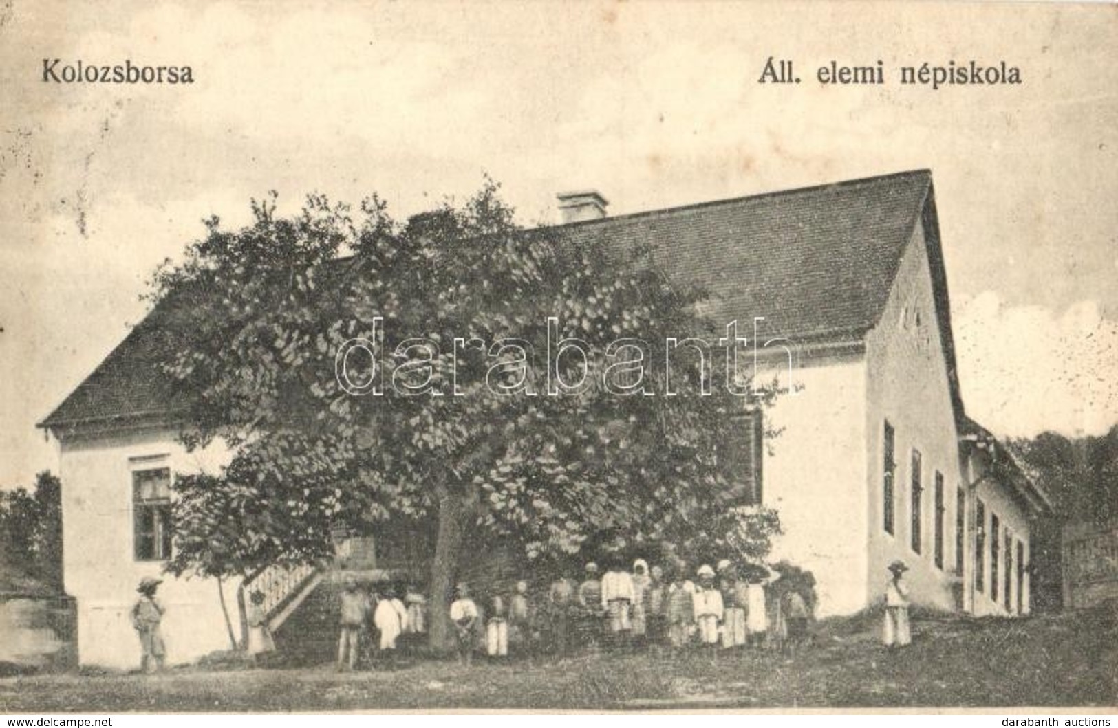 T2 Kolozsborsa, Borsa; Állami Elemi Népiskola / School - Non Classés