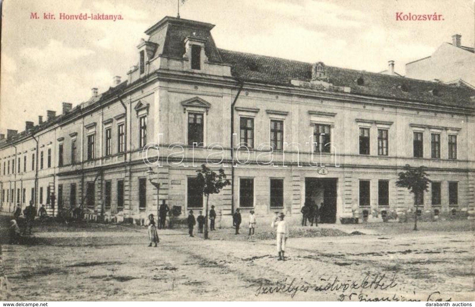 T2/T3 1912 Kolozsvár, Cluj; M. Kir. Honvéd Laktanya / Military Barracks (EK) - Ohne Zuordnung