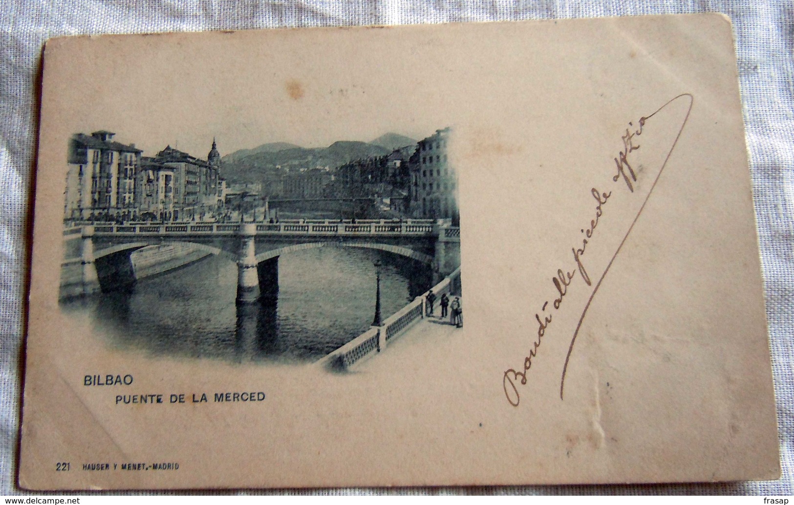 CPA-KP-PC- ESPAGNE - ESPAGNE - BILBAO -- Puente Merced Ca1900 - Vizcaya (Bilbao)