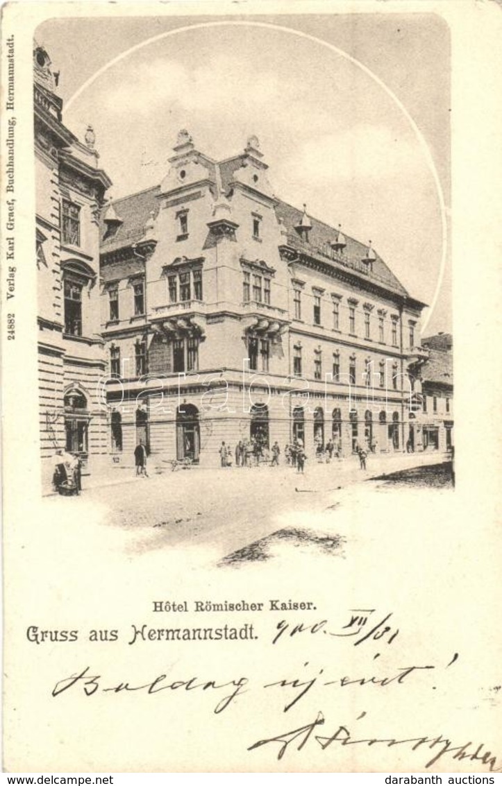 T2 Nagyszeben, Hermannstadt, Sibiu; Römischer Kaiser Szálloda, Divatterem / Hotel, Fashion Shop - Non Classés