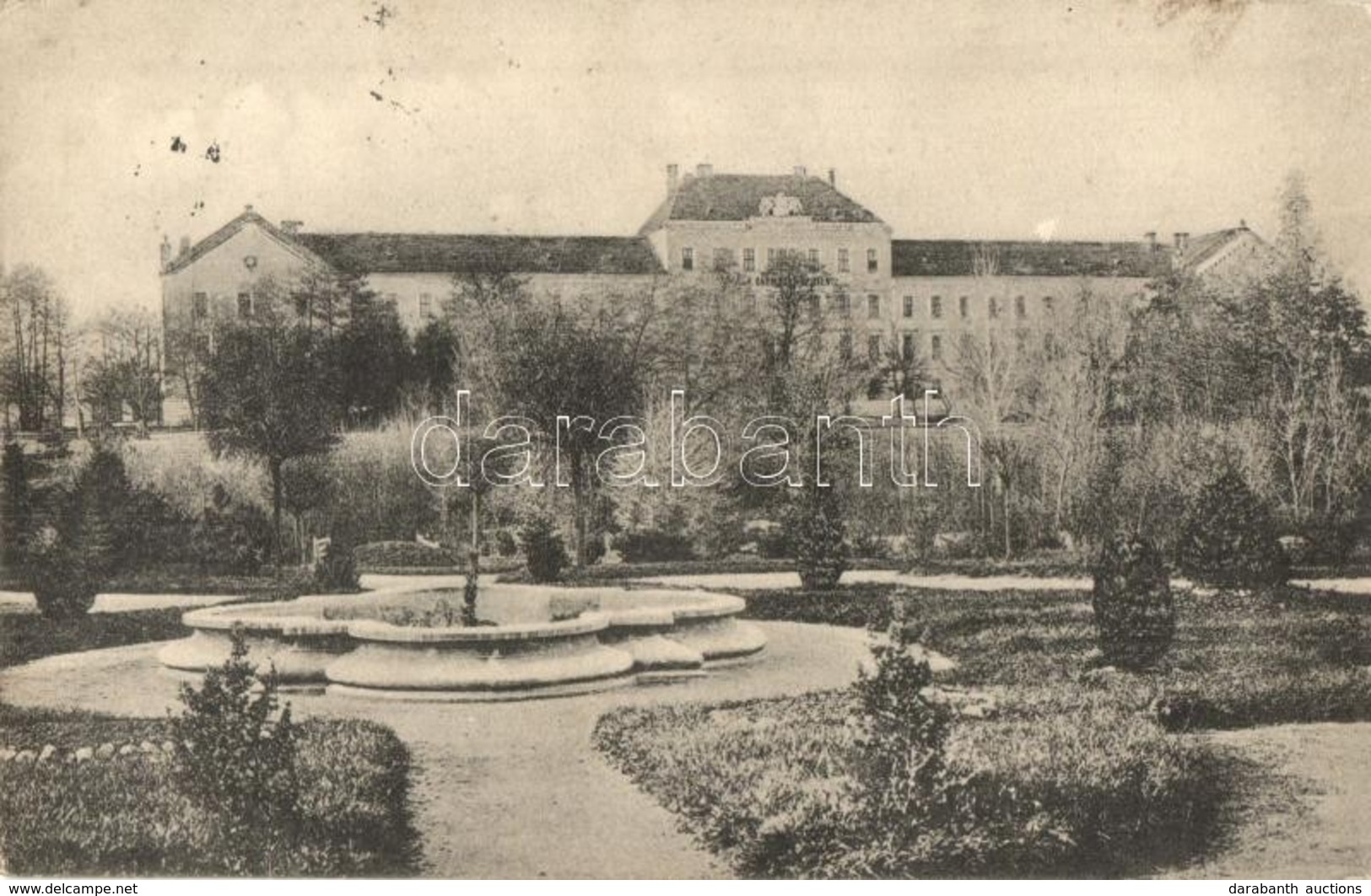 T2/T3 1912 Nagyszeben, Hermannstadt, Sibiu; Erlenpark Und K.u.k. Garnison-Spital / Osztrák-magyar Helyőrségi Kórház. Kia - Unclassified