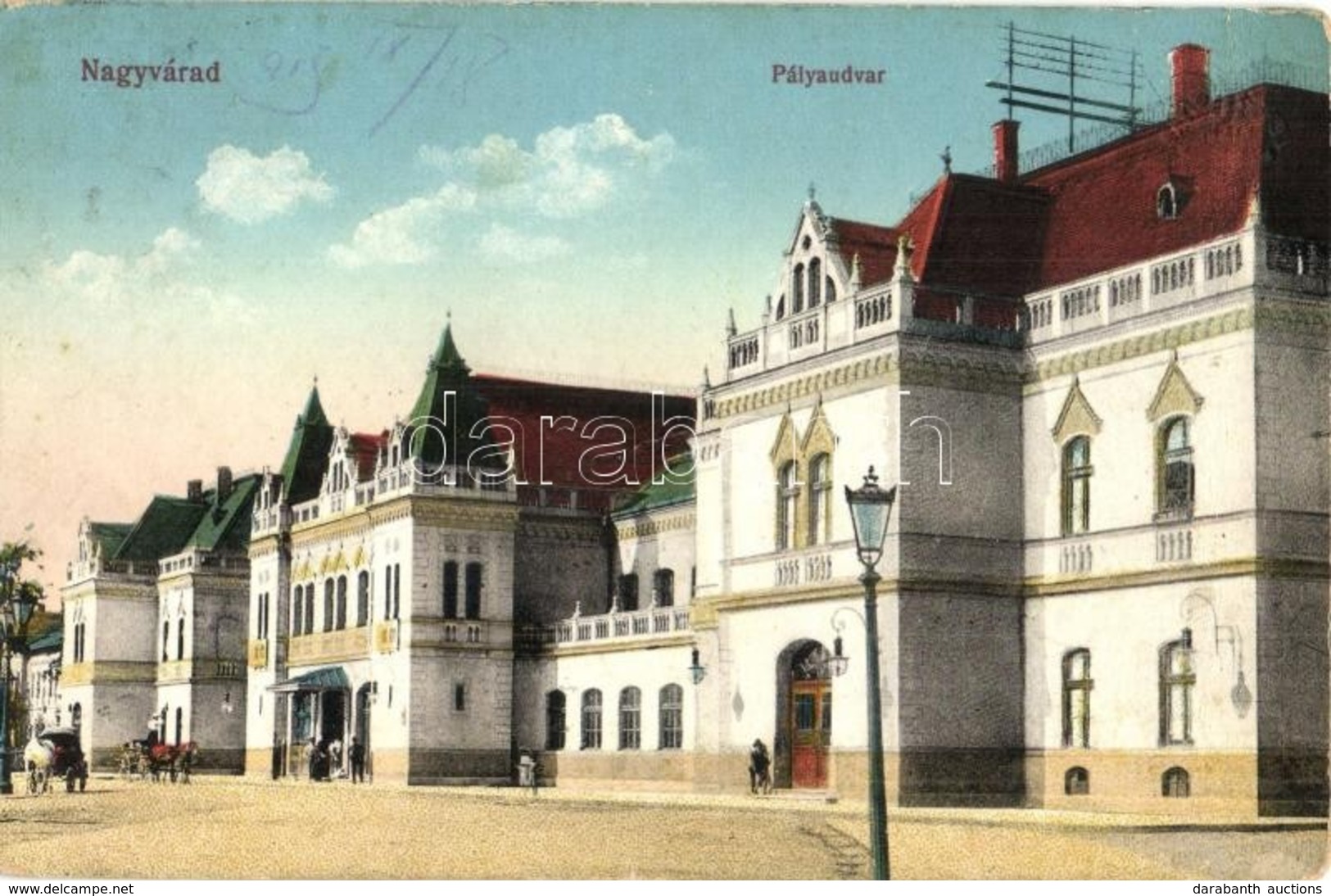 T2/T3 Nagyvárad, Oradea; Pályaudvar, Vasútállomás / Bahnhof / Railway Station (EK) - Ohne Zuordnung