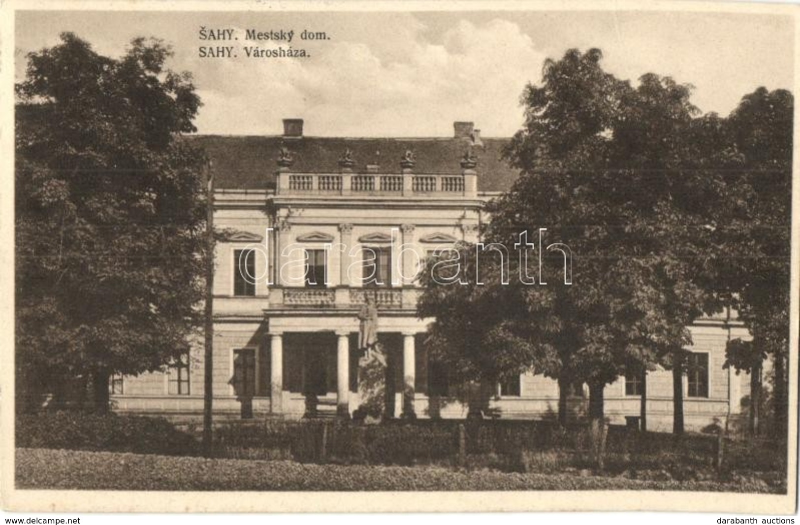 T2 Ipolyság, Sahy; Városháza / Mestsky Dom / Town Hall - Unclassified