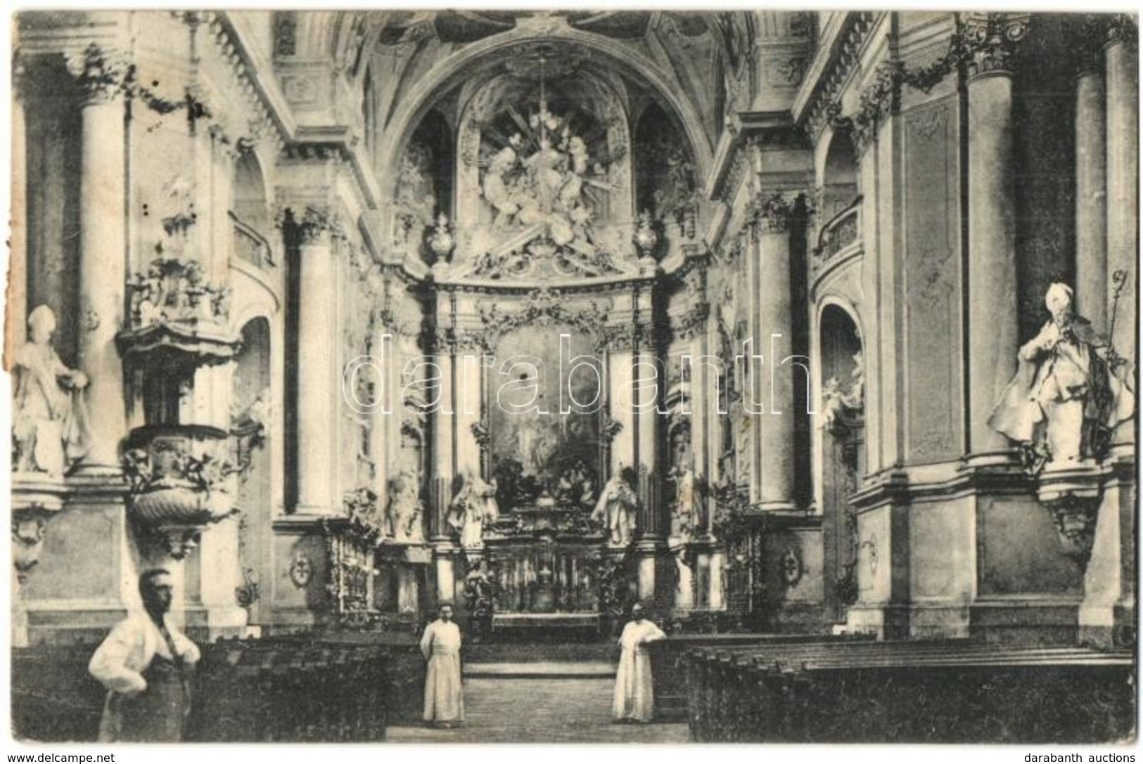 T2 Jászó, Jászóvár, Jasov; Premontrei Prépostság Temploma, Belső / Vnutro Kostola Premontského / Church Interior - Unclassified