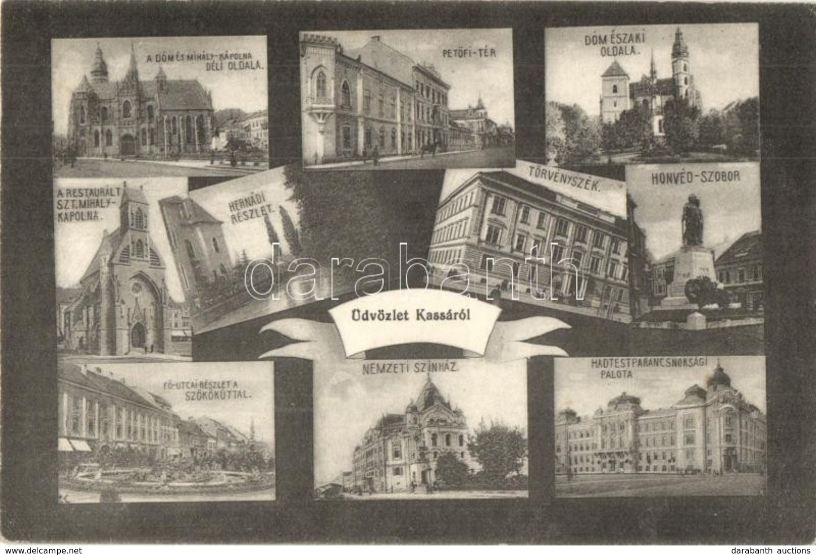 T2/T3 1913 Kassa, Kosice; Mozaik Lap / Mosaic Postcard - Unclassified