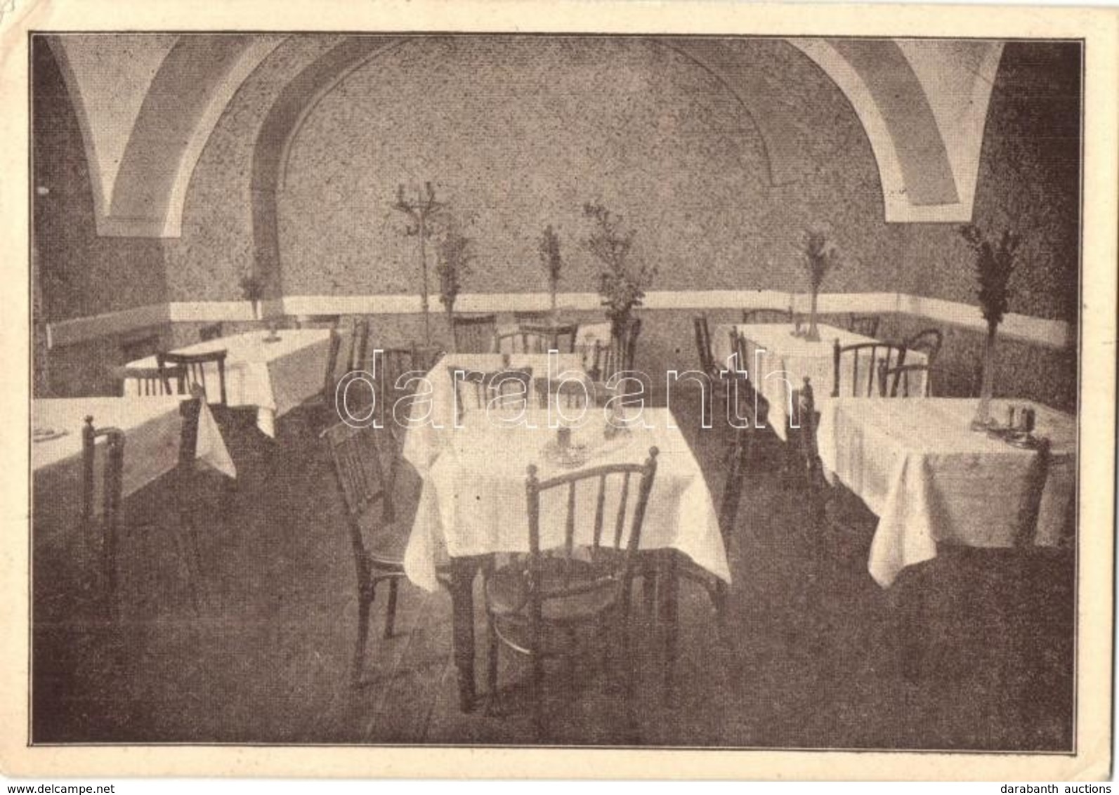 T2/T3 Kassa, Kosice; Lőcsei Ház étterem, Belső / Jedálna Levocského Domu / Restaurant Interior '1938 Kassa Visszatért' S - Zonder Classificatie