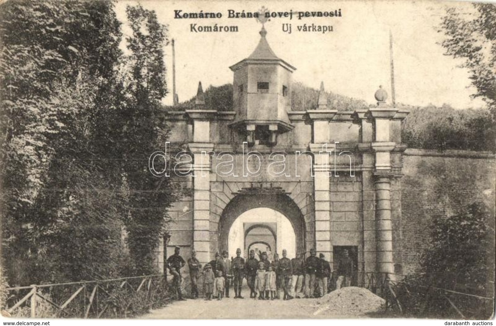 T2/T3 1939 Komárom, Komárno; Új Várkapu / New Castle Gate (EK) - Zonder Classificatie