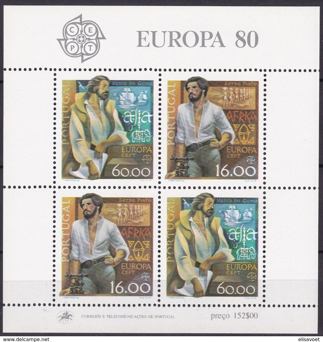 Portugal  1980 Yvertn° Bloc 30 *** MNH Cote 7,00 Euro Europa Cept - Blocs-feuillets