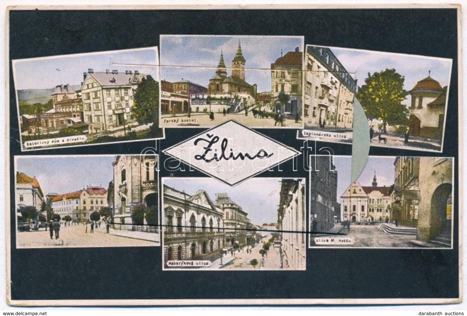 T2/T3 Zsolna, Sillein, Zilina; Katolicky Dóm A Divadlo, Farsky Kostol, Legionárska Ulica, Masaryková Ulica, Hrad Budatín - Unclassified