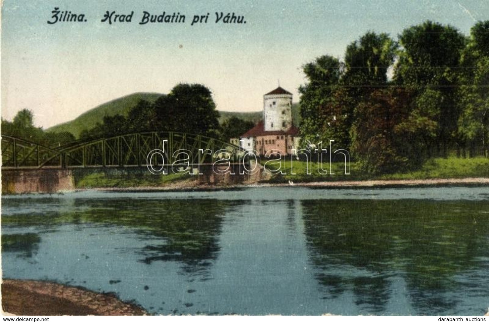 * T2/T3 Zsolna, Sillein, Zilina; Budatin Vár A Vág Folyóval / Hrad Butani Pri Váhu / Castle With River Váh  (EK) - Unclassified