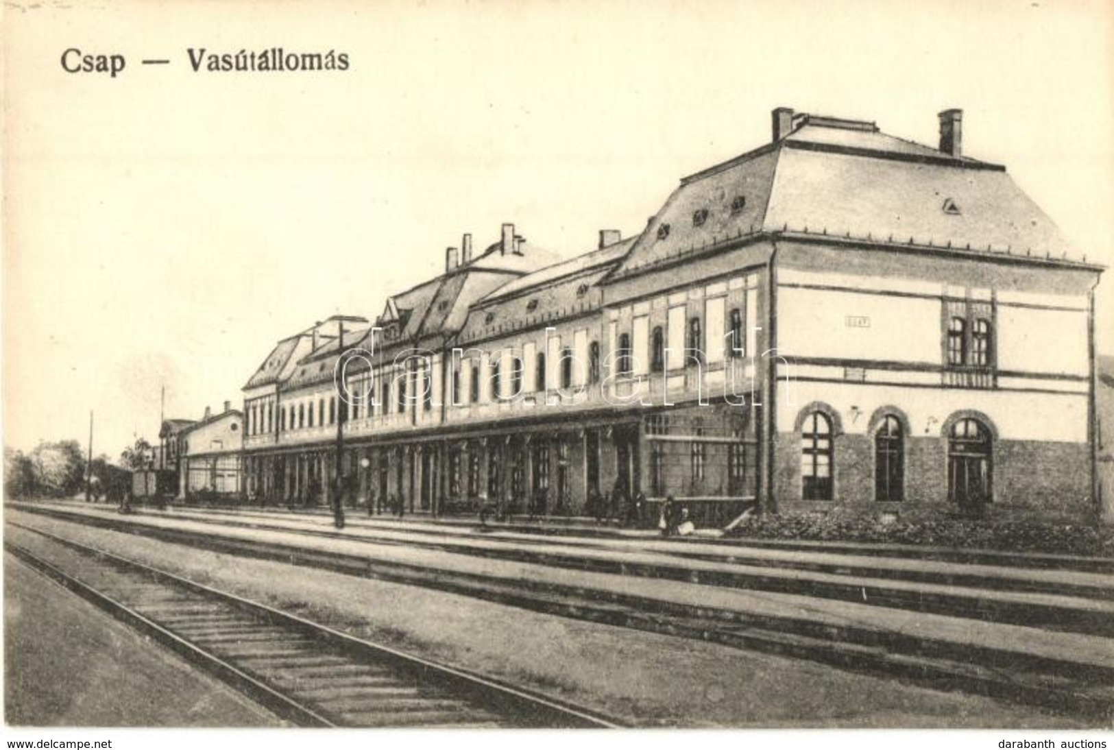 ** T1 Csap, Chop; Vasútállomás / Bahnhof / Railway Station - Non Classés