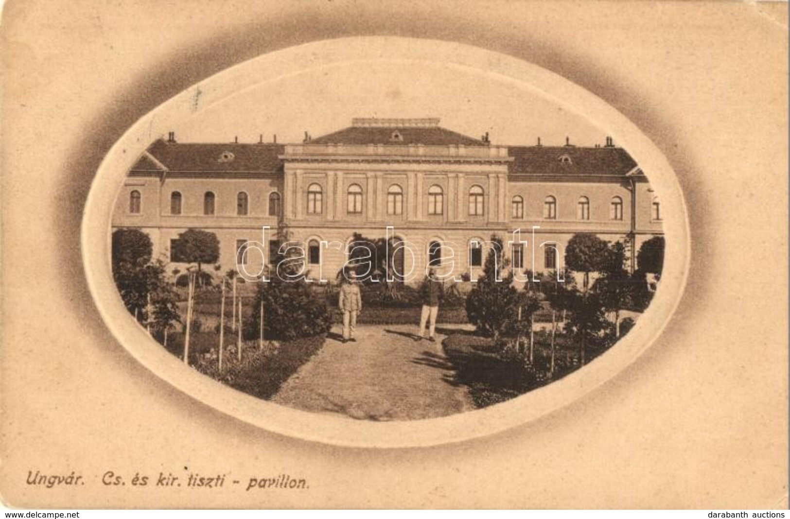 T2/T3 1918 Ungvár, Uzshorod, Uzhorod; Cs. és Kir. Tiszti Pavilon, Katonák / K.u.K. Officers' Pavilion + Militärpflege (E - Non Classés