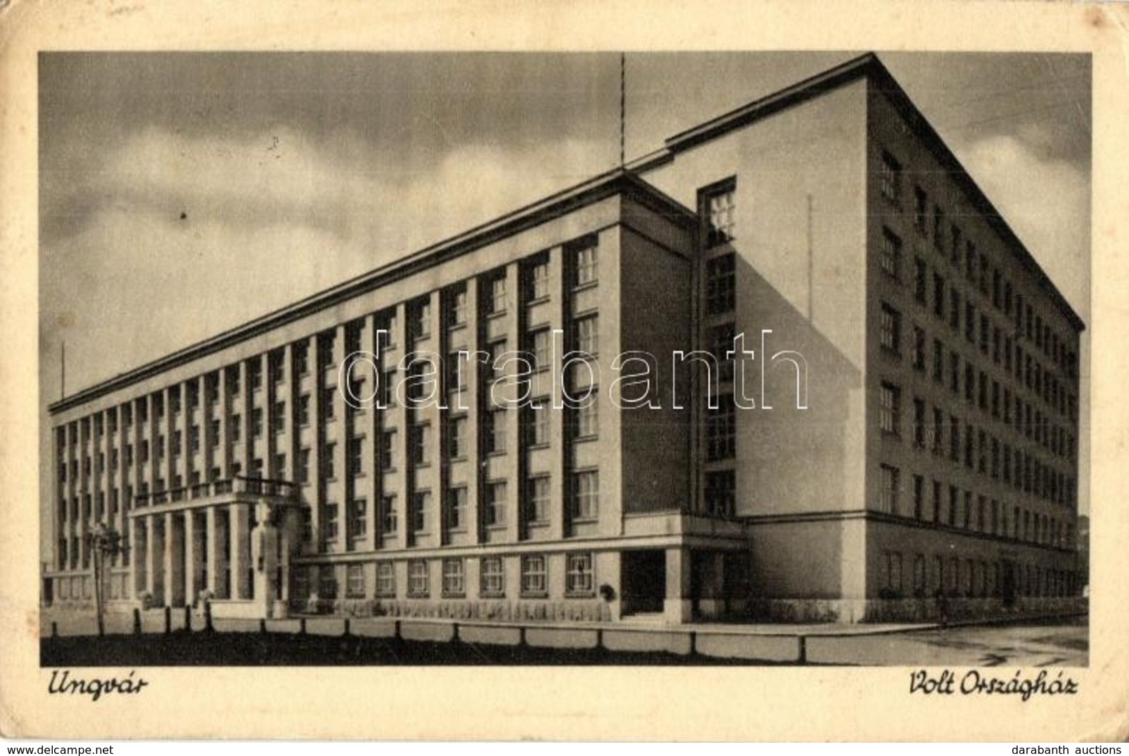 T2/T3 Ungvár, Uzshorod, Uzhorod; Volt Országház. Kiadja Brogot / Former Parliament (EK) - Ohne Zuordnung