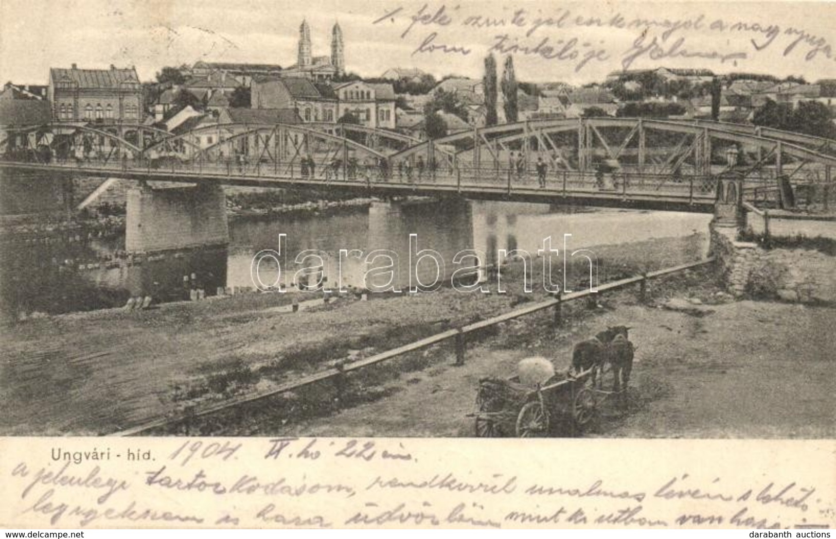 T2 Ungvár, Uzshorod, Uzhorod; Híd / Bridge - Ohne Zuordnung