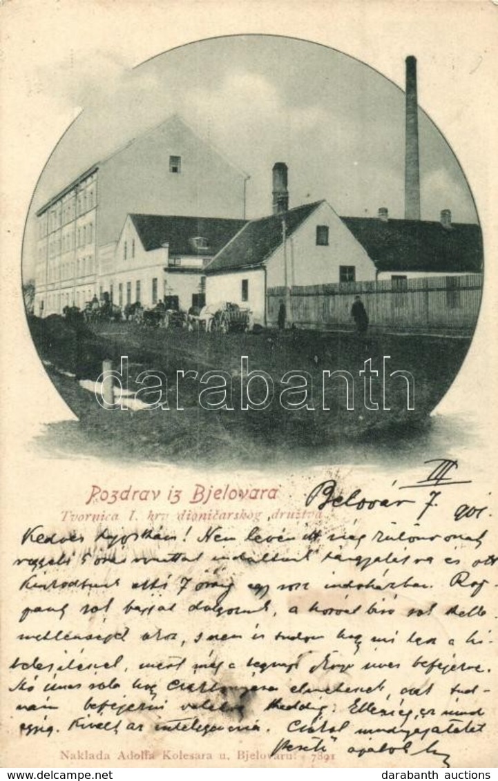 T2/T3 Belovár, Bjelovar; Tvornica I. Hrv. Dionicarskog Druztva / Gyár, Részvénytársaság / Factory, Joint Stock Company ( - Zonder Classificatie