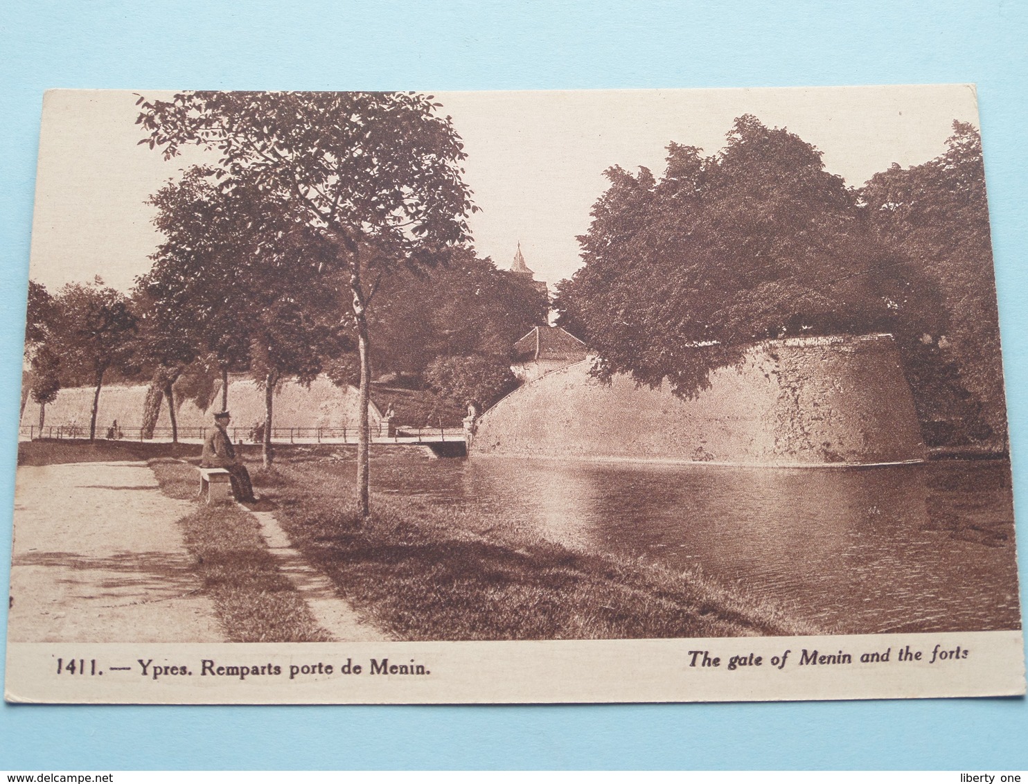 Ypres Remparts Porte De Menin / The Gate And Forts ( 1411 / Antony ) Anno 19?? ( Zie Foto Voor Details ) ! - Ieper