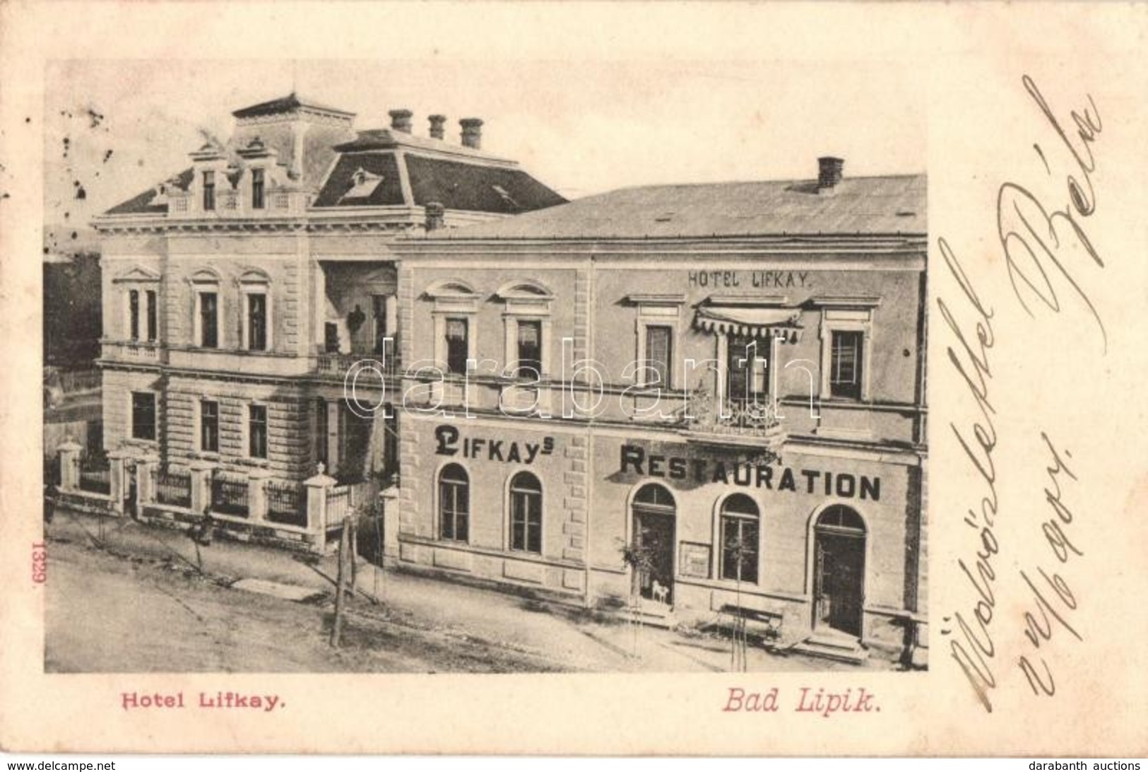 T1/T2 Lipik, Bad Lipik; Lifkay Szálloda és étterem / Hotel And Restaurant - Non Classés