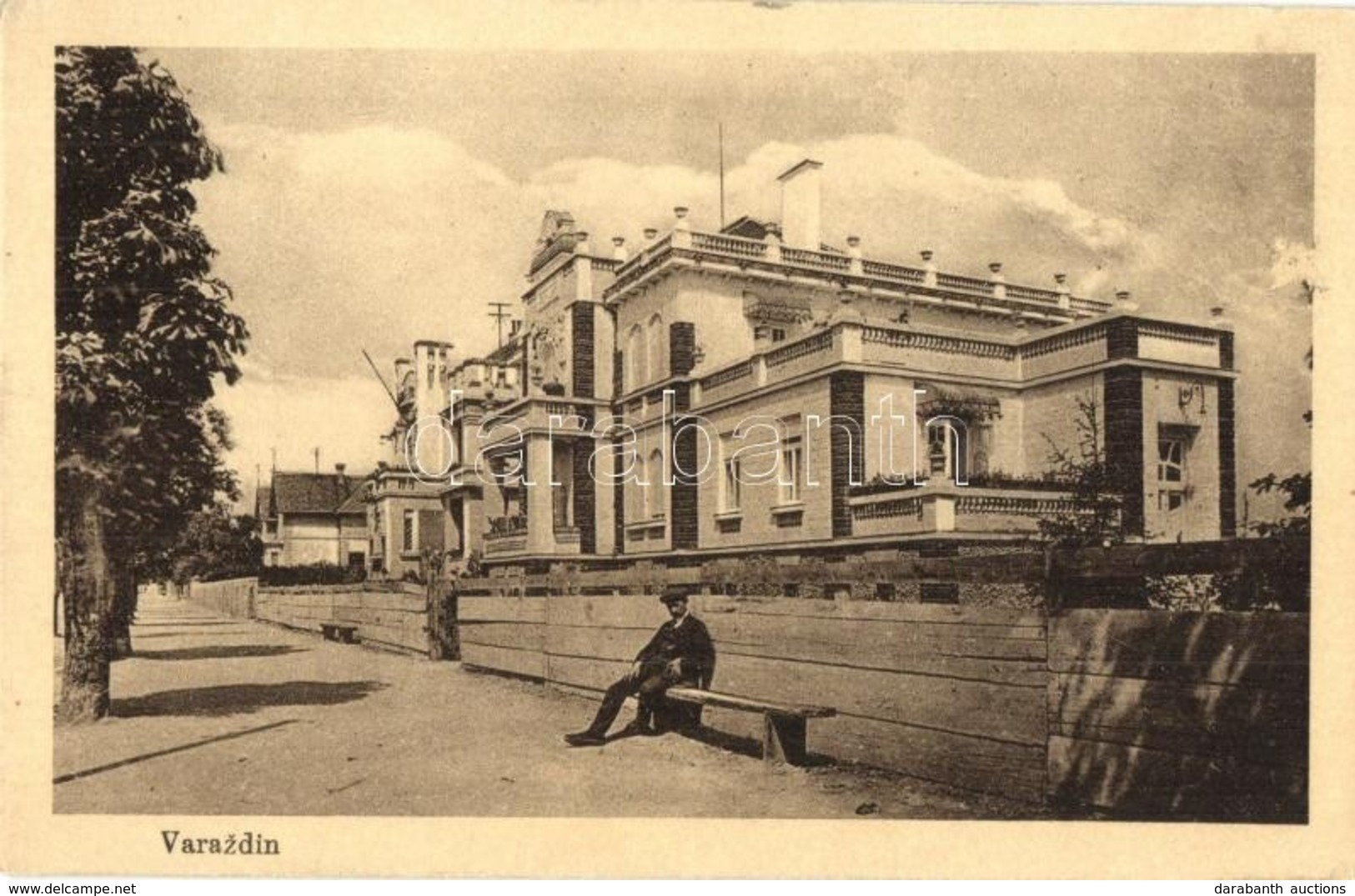 ** T2 Varasd, Warasdin, Varazdin; Dio Kolodvorske Ceste / út A Vasútállomás Felé, Villa / Street To The Railway Station, - Zonder Classificatie