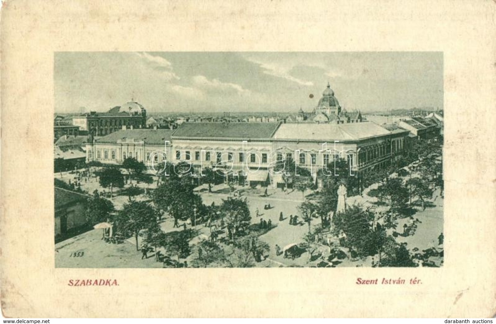 T3 1910 Szabadka, Subotica; Szent István Tér, Piaci árusok, Vásár, Izraelita Templom, Zsinagóga, üzletek. W. L. Bp. 3341 - Unclassified