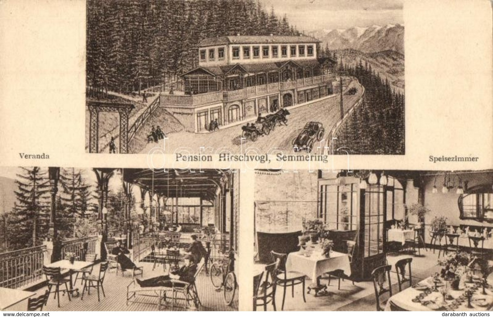 ** T2 Semmering, Pension Hirschvogl, Veranda, Speisezimmer / Hotel Interior, Dining Hall - Non Classés