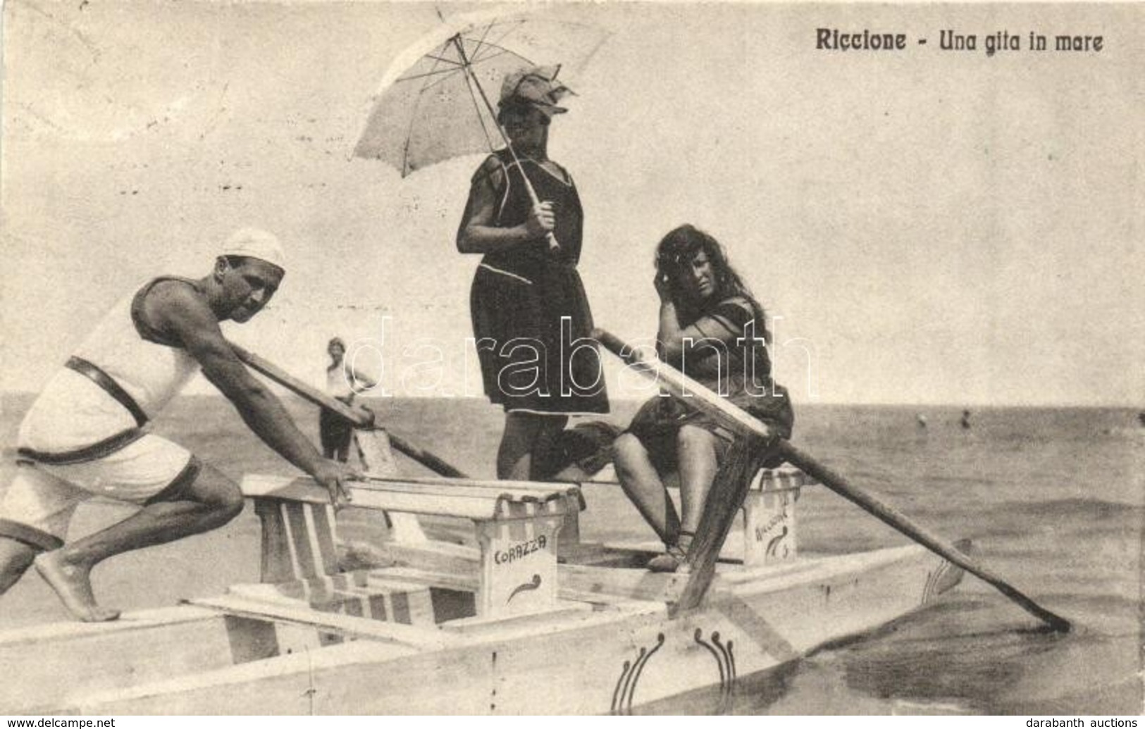 * T2 Riccione, Una Gita In Mare / Sea Trip, Ladies In Bathing Suit. Ediz. Ferdinando Ballerini - Non Classés