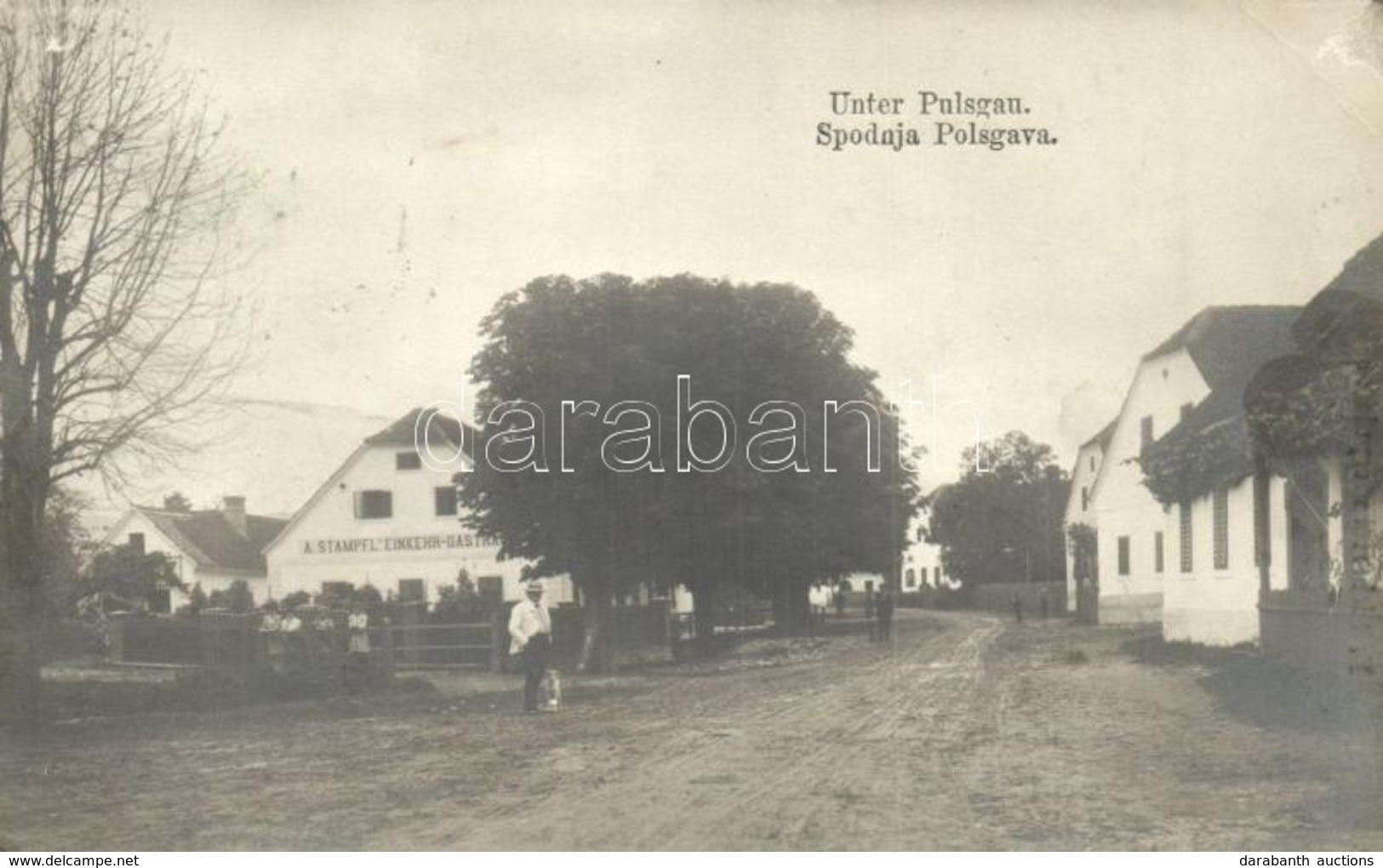 * T2/T3 Spodnja Polskava, Spodnja Polsgava, Unter Pulsgau; A. Stampfl' Einkehr-Gasthaus / Guest House Of A. Stampfl, Str - Non Classés