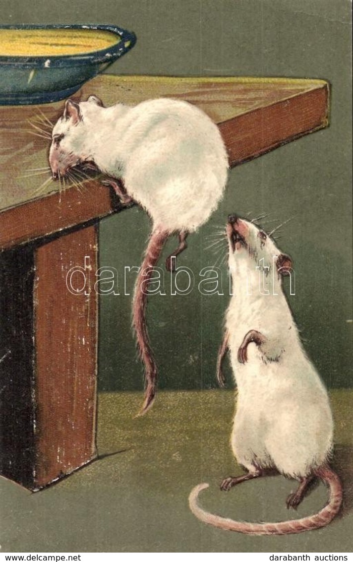 T2/T3 1909 Mice. P.F.B. Serie 7638. Emb. Litho (EK) - Unclassified