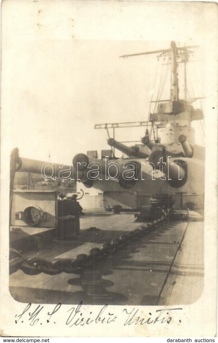 * T2 1916 SMS Viribus Unitis Az Osztrák-Magyar Haditengerészet Tegetthoff-osztályú Csatahajója, Hat Lövegű Fedélzeti ágy - Unclassified