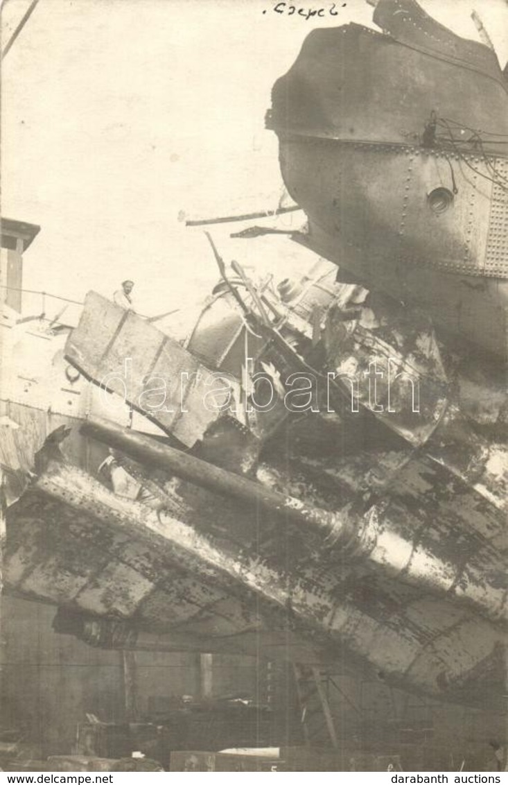 * T2 1917 SMS Csepel Osztrák-magyar Tátra Osztályú Romboló Roncsai Az Ontrantó-i Csata Után / K.u.K. Kriegsmarine, Damag - Ohne Zuordnung