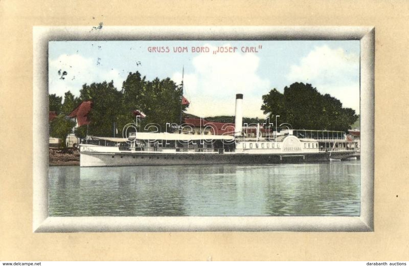 T2 Josef Carl Lapátkerekes Gőzhajó / Hungarian Passenger Steamship - Non Classés