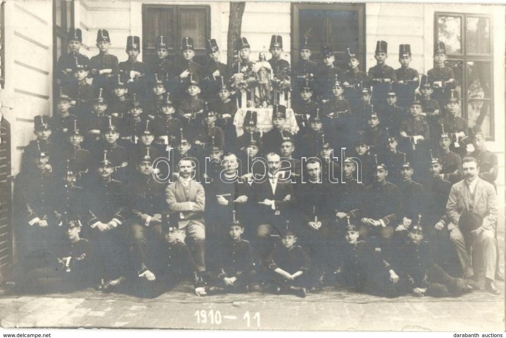 ** T2 1910-11 Szabadka, Subotica; Kadétiskola Csoportképe. Tímár Imre Fényképész Felvétele / Military School's Group Pho - Ohne Zuordnung