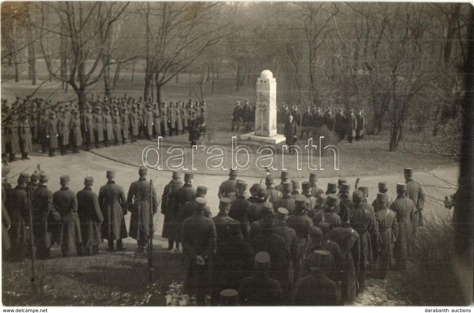 * T2 1920 Június 24. Budapest VIII. Ludovika Kertje, Ellenforradalmi Emlékoszlop A Tanácsköztársaság Elleni Puccs Kísérl - Zonder Classificatie