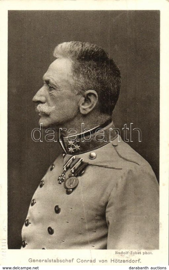 T2/T3 Generalstabschef Conrad Von Hötzendorf. Rudolf Jobst Phot. - Zonder Classificatie