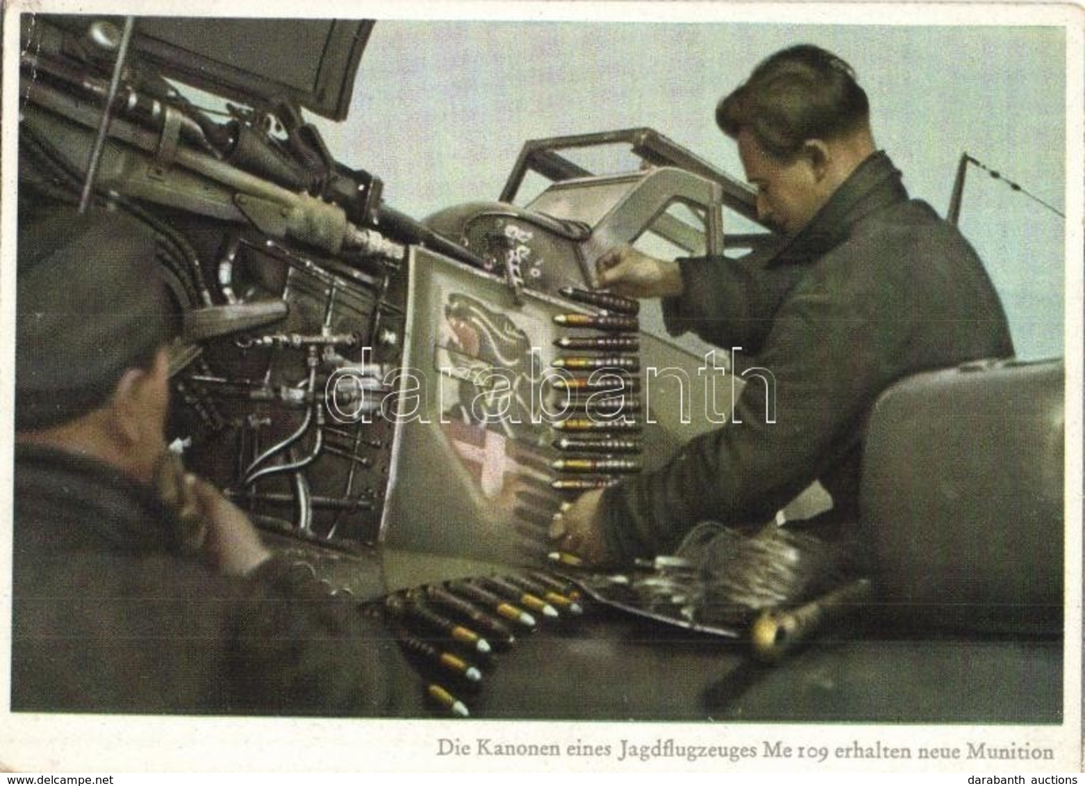 ** T2/T3 Die Kanonen Eines Jagdflugzeuges Messerschmitt Me 109 Erhalten Neue Munition. PK-Aufn. Kriegsber. C. Berger, Ca - Ohne Zuordnung