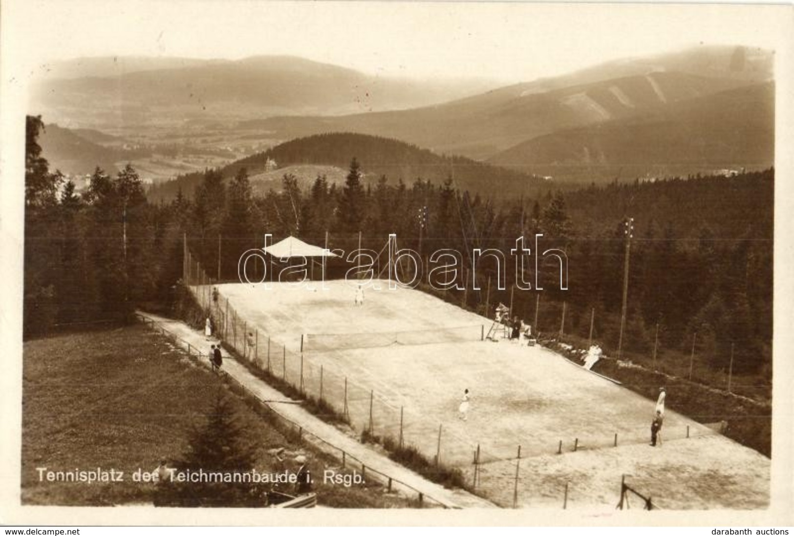 T2 Teichmannbaude I. Riesengebirge (Krkonose), Tennisplatz / Tennis Court - Non Classés