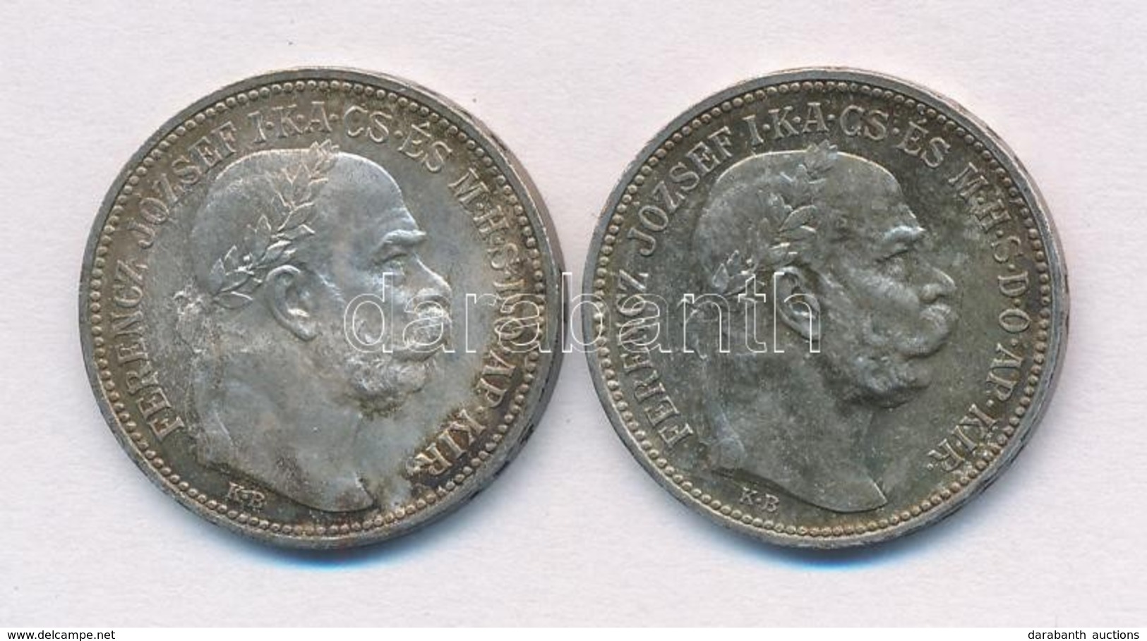 1915KB 1K Ag 'Ferenc József' (2x) T:1-,2 Patina
Adamo K5.1 - Ohne Zuordnung