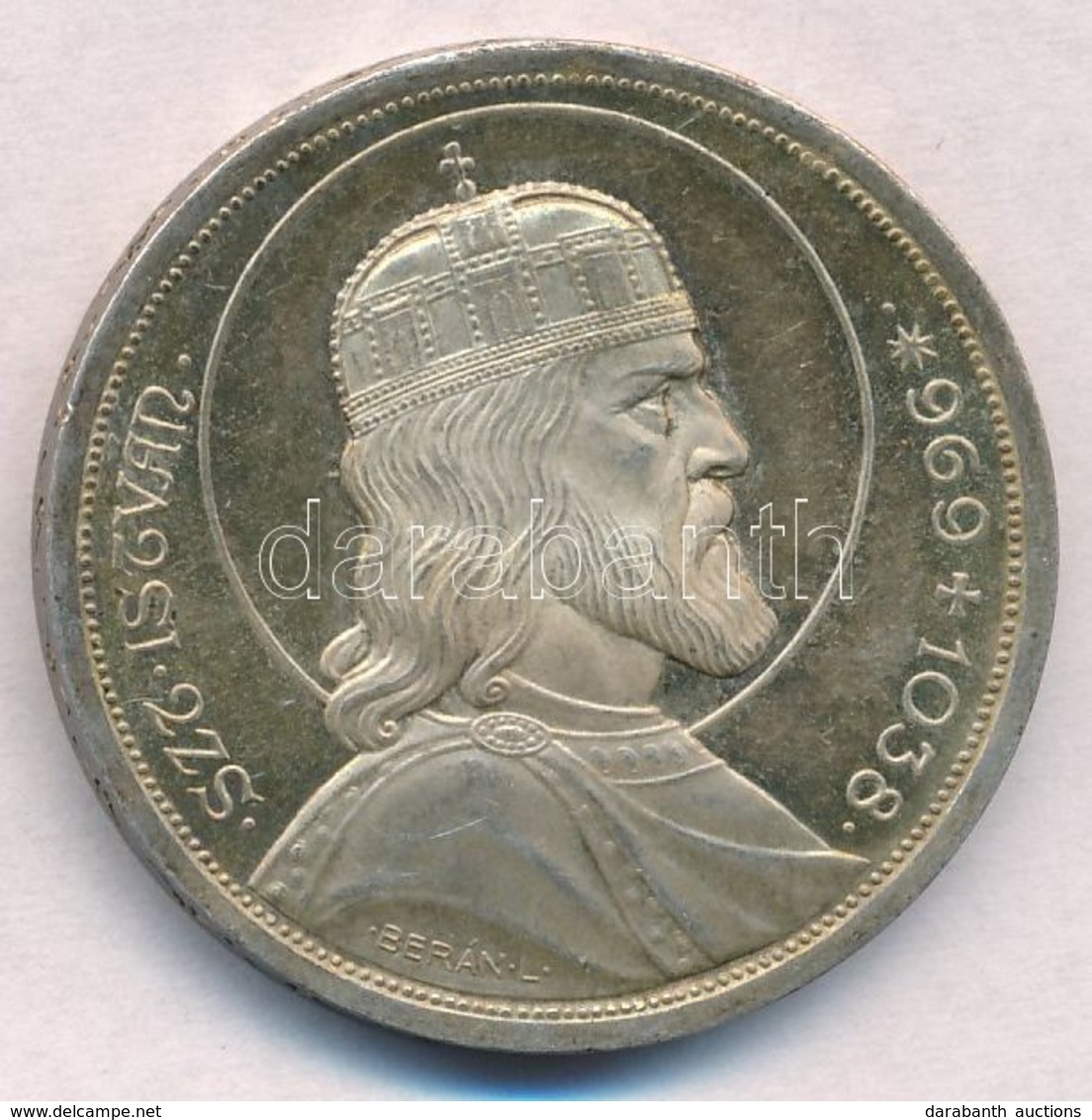 1938. 5P Ag 'Szent István' T:1-,2 Patina
Adamo P8.1 - Unclassified