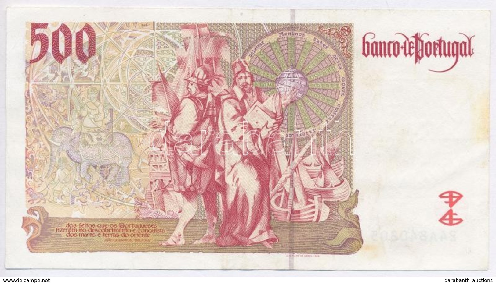 Portugália 1997. 500E T:II-
Portugal 1997. 500 Escudos C:VF - Unclassified