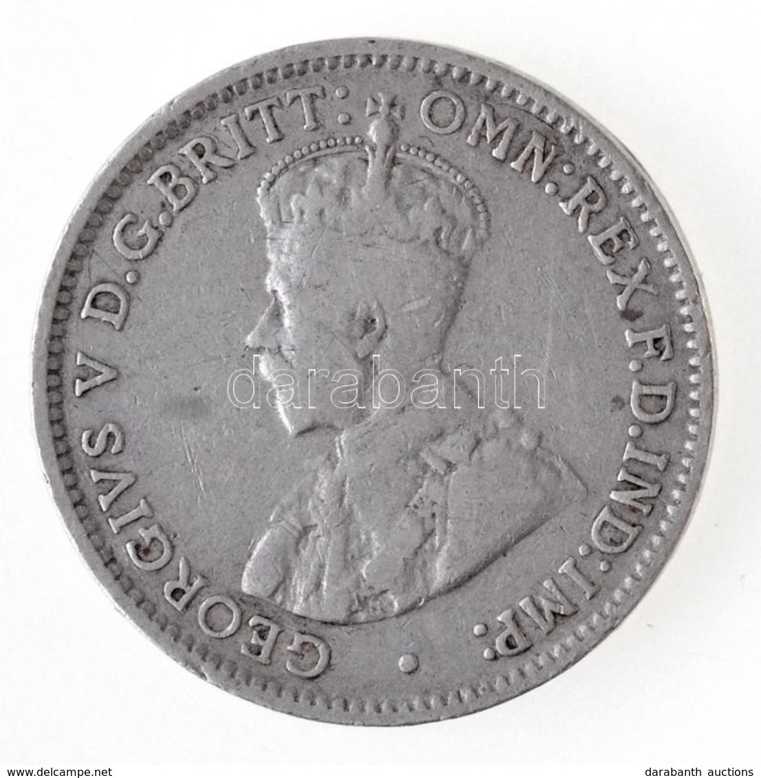 Ausztrália 1917M 3p Ag 'V. György' T:2-
Australia 1917M 3 Pence Ag 'George V' C:VF - Unclassified