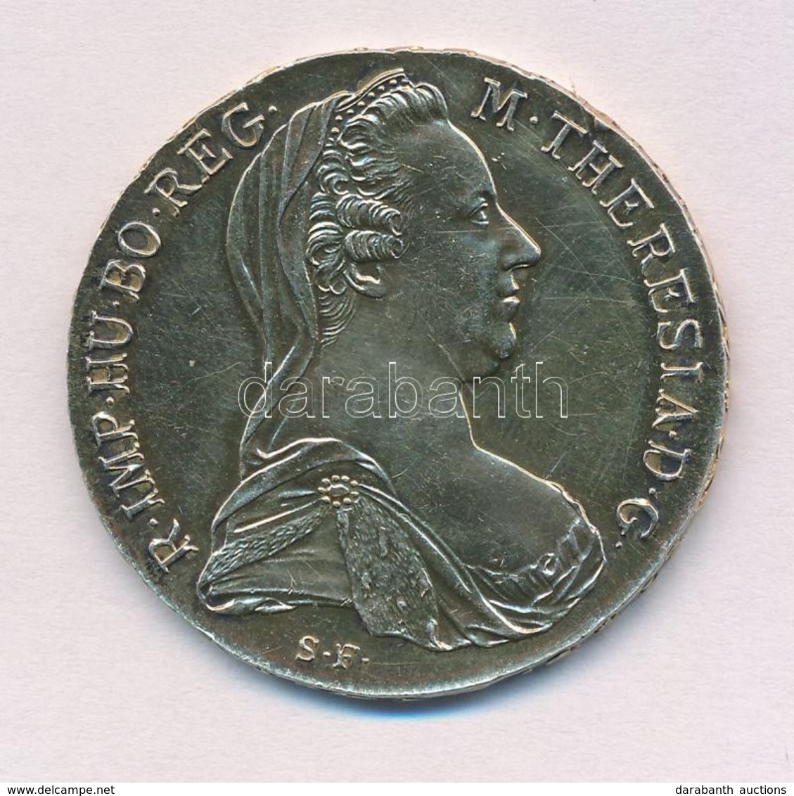 Ausztria 1780SF Tallér Ag 'Mária Terézia' Utánveret T:1- Austria 1780SF Thaler Ag 'Maria Theresia' Restrike C:AU - Unclassified