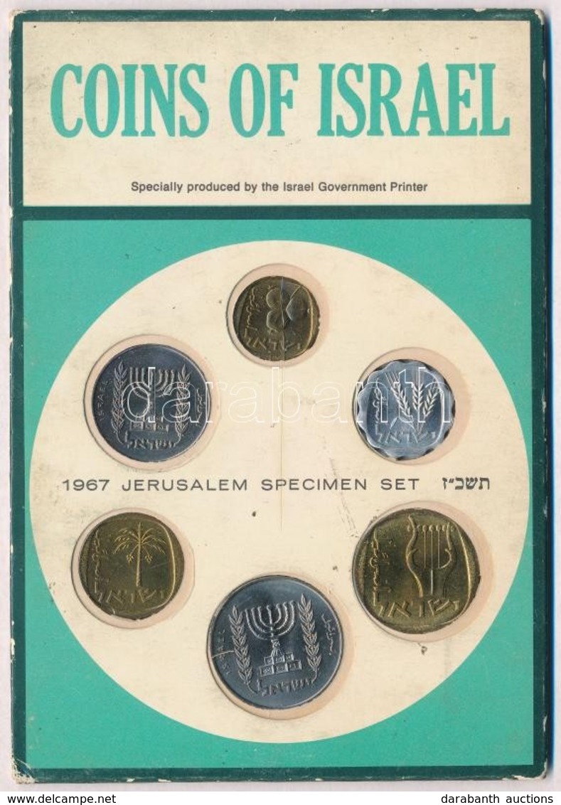 Izrael 1967. 1a-1L (6xklf) Forgalmi Sor Karton Dísztokban + 1968. 1a-1L (6xklf) '20. évforduló 1948-1968' Forgalmi Sor K - Ohne Zuordnung