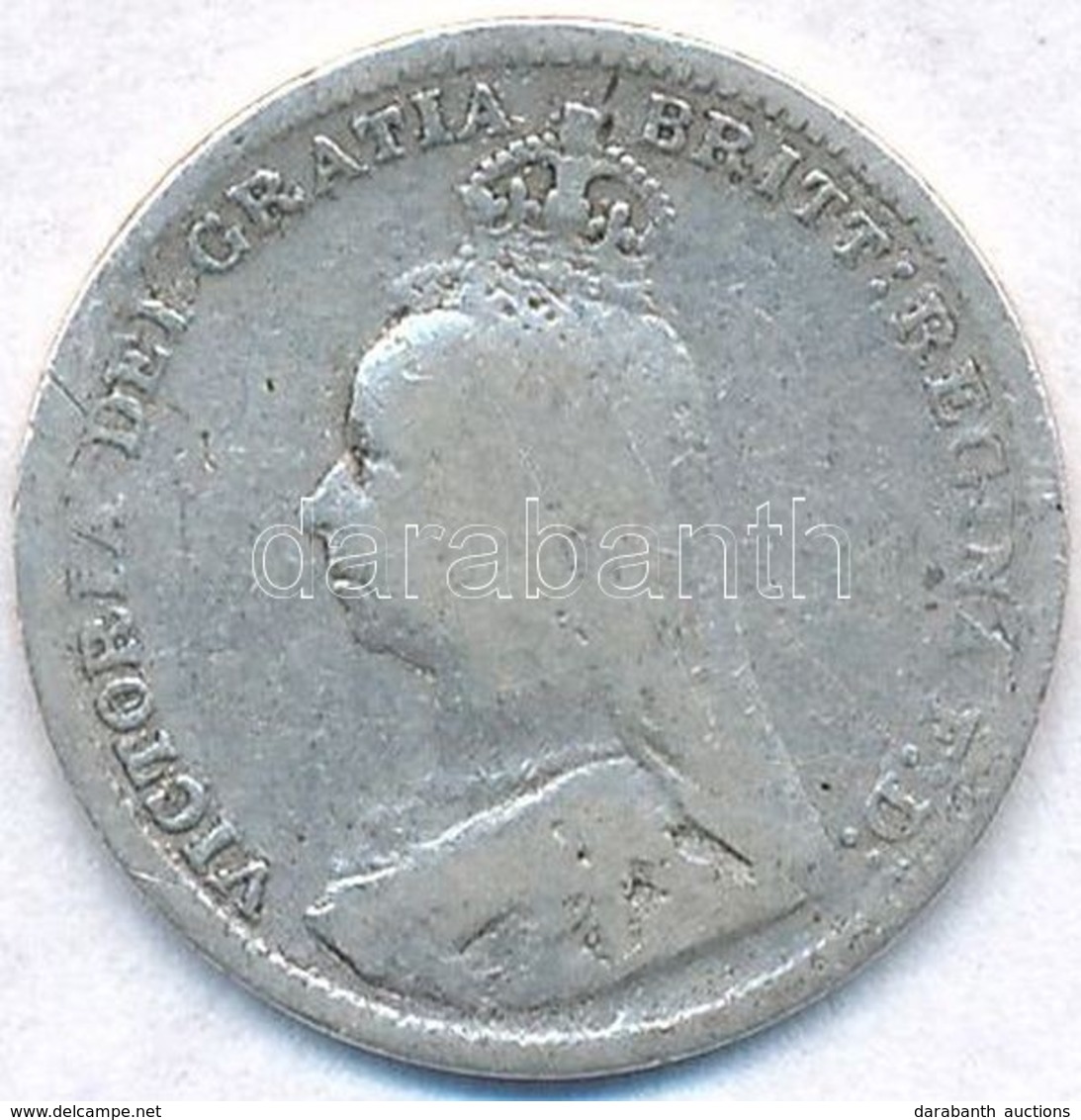 Nagy-Britannia 1891. 3p Ag 'Viktória' T:3
Great Britain 1891. 3 Pence Ag 'Victoria' C:F - Zonder Classificatie