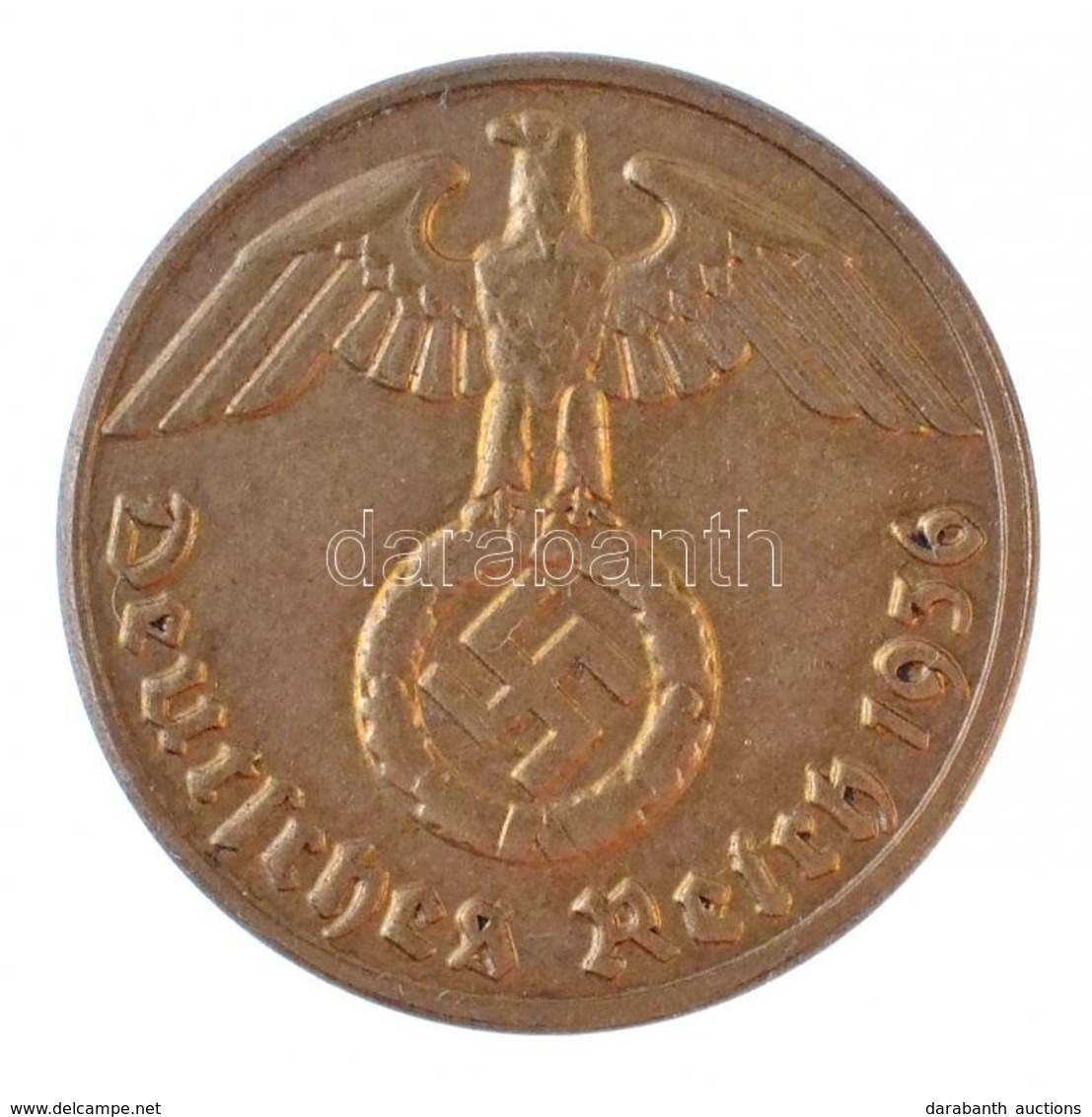 Német Harmadik Birodalom 1936D 5pf Al-Br T:2 R!
German Third Reich 1936D 5 Pfennig Al-Br C:XF RARE!
Krause KM#91 - Ohne Zuordnung