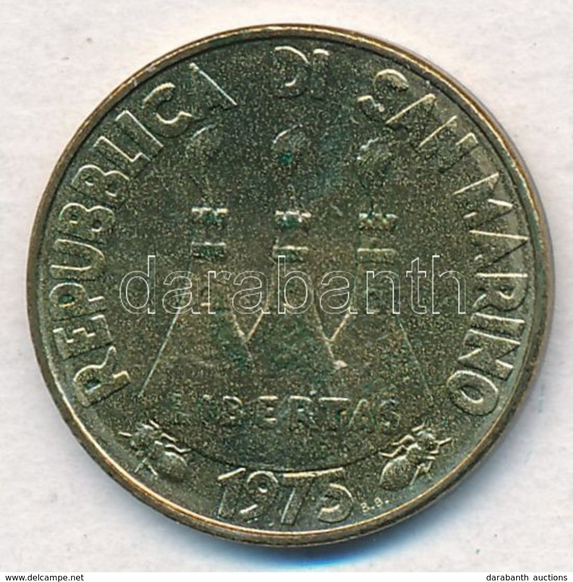 San Marino 1975. 20L Al-Br 'FAO' T:1-
San Marino 1975. 20 Lire Al-Br 'FAO' C:AU
Krause KM#44 - Ohne Zuordnung