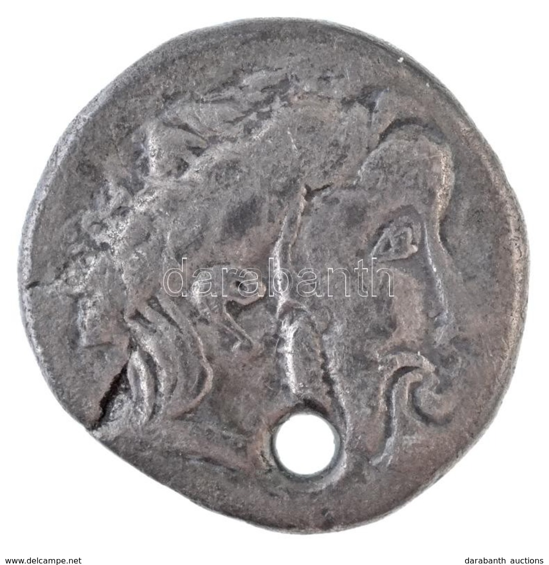 Kelták / Duna Régió Kr. E. ~II. Század Ag Tetradrachma Audoleon Típus? (11,86g) T:3 Ly.
Celtic Tribes / Danube Region 2n - Unclassified