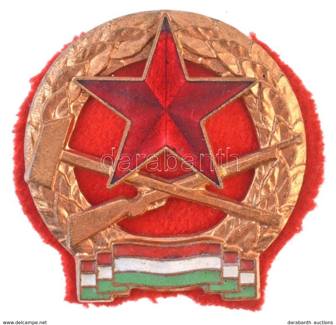 ~1960-1970. Részben Zománcozott Sapkajelvény (40x42mm) T:2 - Unclassified