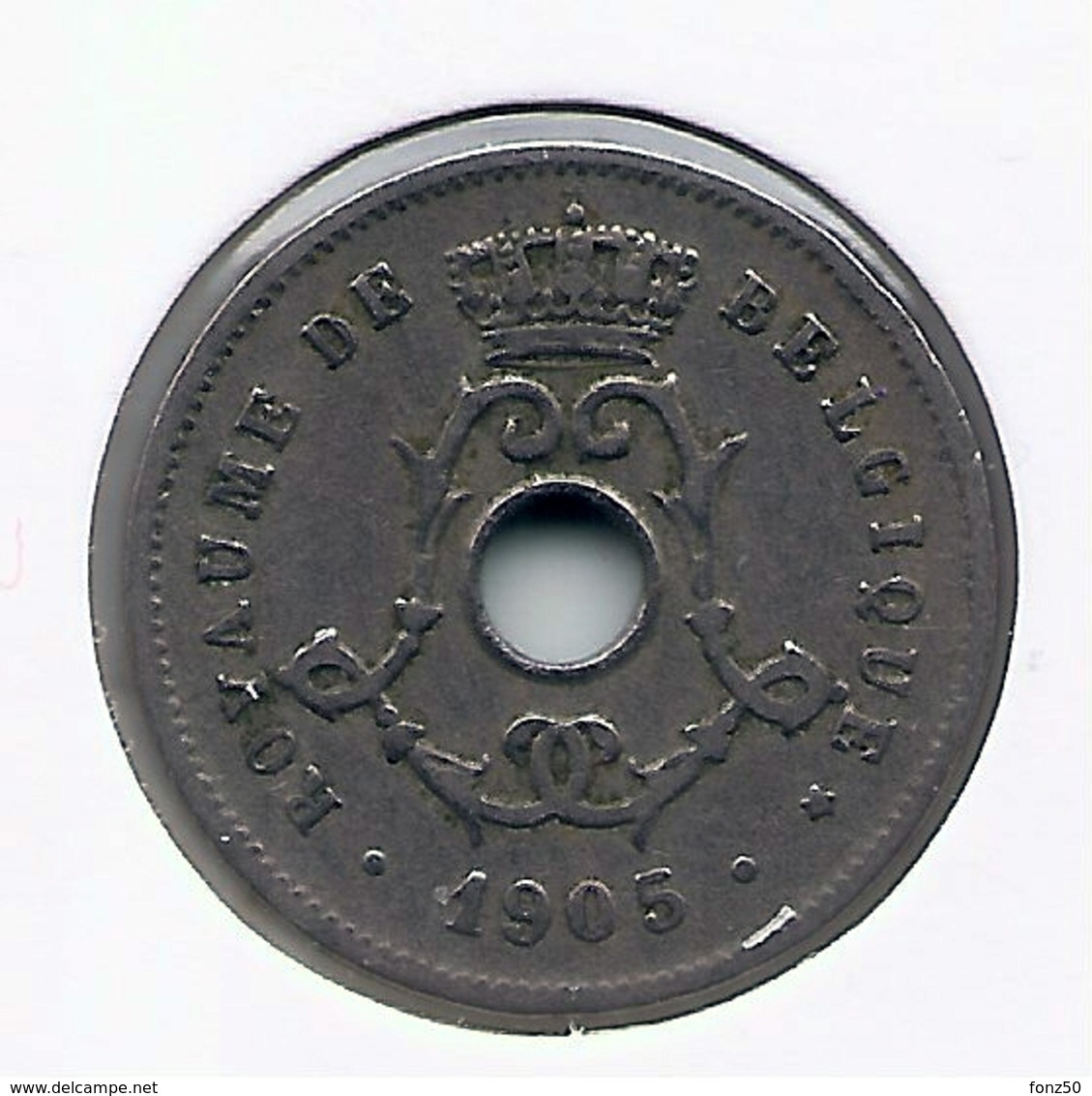 LEOPOLD II  * 5 Cent 1905 Frans * Nr 5193 - 5 Centimes