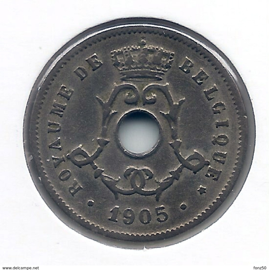 LEOPOLD II  * 5 Cent 1905 Frans * Prachtig * Nr 5195 - 5 Centimes