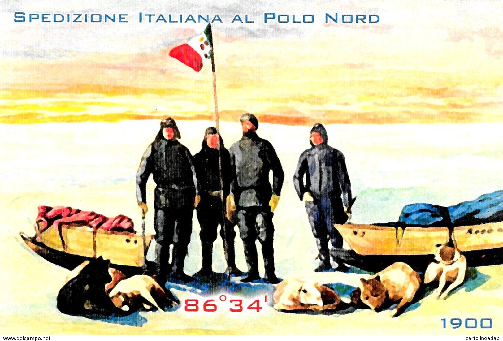 [MD2784] CPM - SPEDIZIONE ITALIANA AL POLO NORD - EDIZIONI APAC - 2010 - Non Viaggiata - Histoire