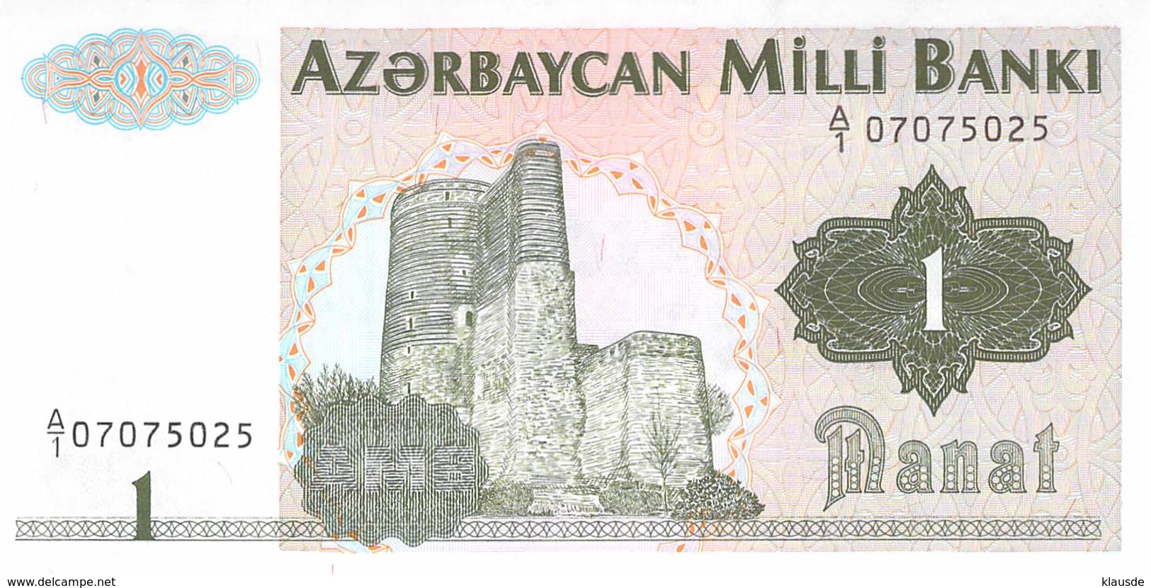 1 Manat Aserbaidschan - Azerbeidzjan